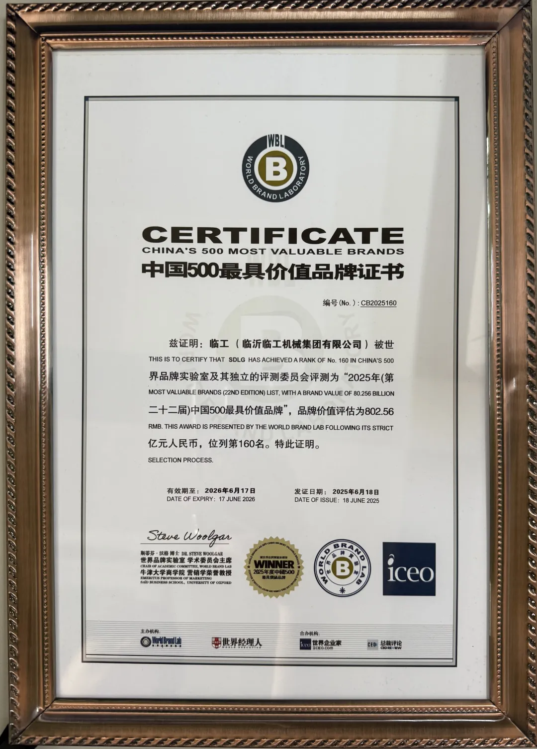 تبلغ القيمة العلامة التجارية لـ Lingong Group ¥80.26 مليار، وقد تم تصنيفها ضمن أقوى 500 علامة تجاري تبلغ القيمة العلامة التجارية لـ Lingong Group ¥80.26 مليار، وقد تم تصنيفها ضمن أقوى 500 علامة تجاري