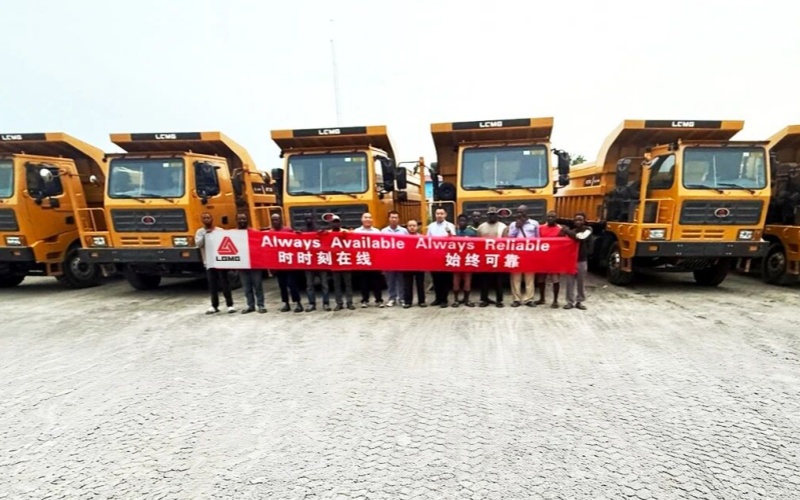 تم تسليم شاحنة التفريغ خارج الطرق MT50 من لينغونغ للصناعات الثقيلة بنجاح إلى العميل